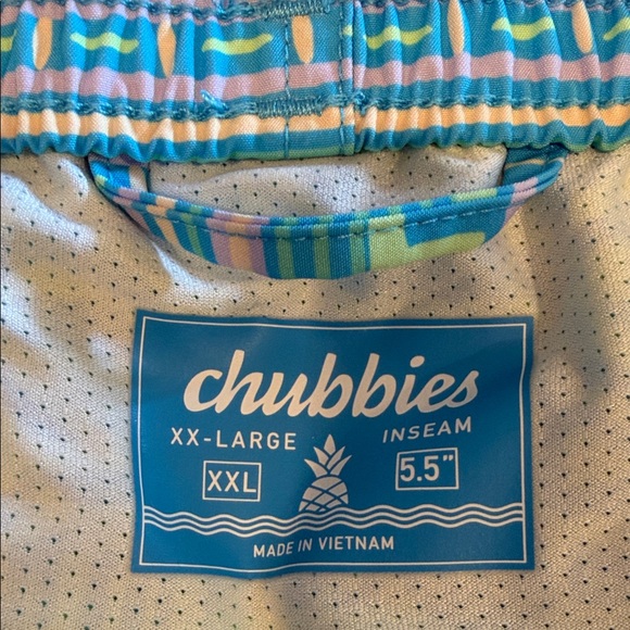 Men’s Chubbies Swim Trunks lined 5.5” XXL - Picture 2 of 3